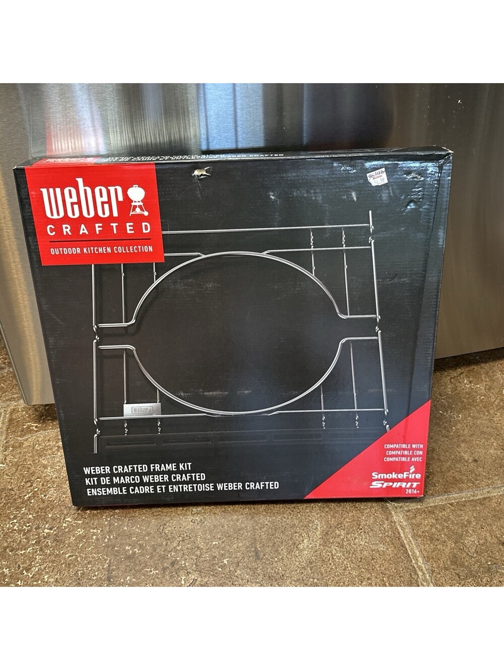 Weber Crafted Spirit Outdoor Kitchen Collection Smoke Spirit Frame Kit 7678